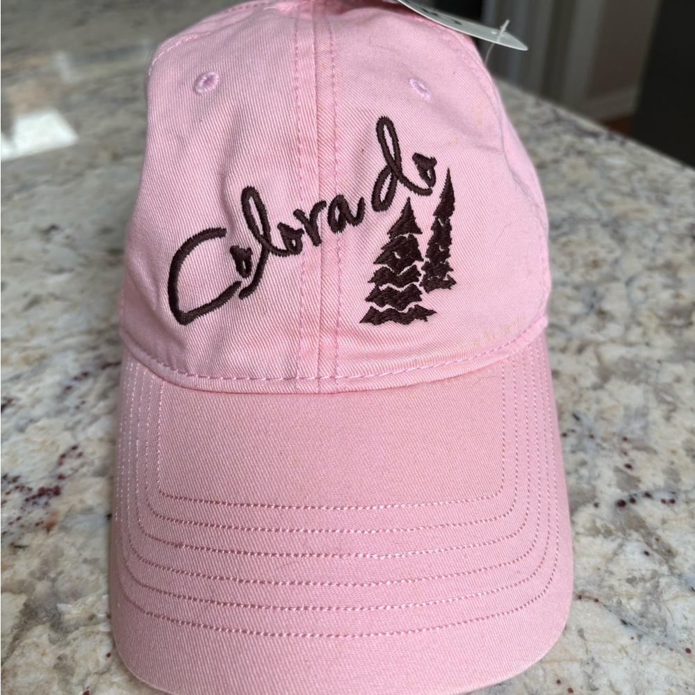 NWT Pink Colorado Embroidered Cap